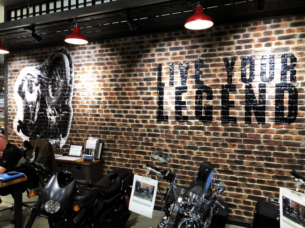 Harley Davidson showroom