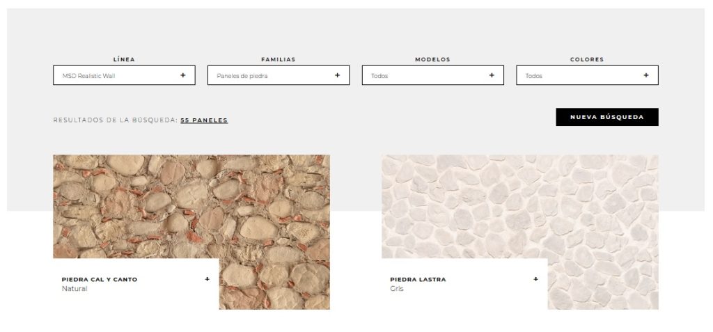 paneles de piedra para fachadas exteriores