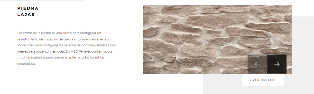 paneles de piedra laja