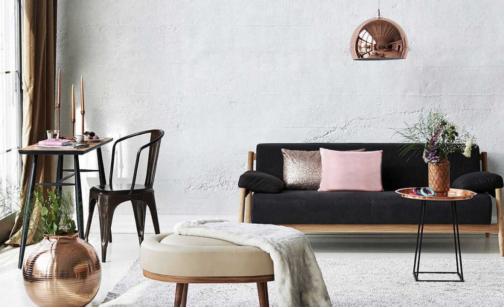 MSD Panels hormigón horizontal natural salón