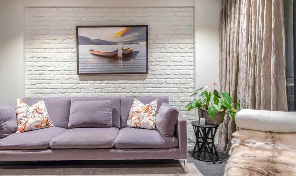 MSD Panels White loft brick apartment