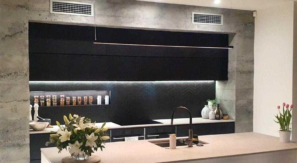 MSD Hormigón gris cocina